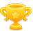 Cup trophy icon for prizes